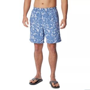 Columbia PFG NWT Super Backcast Water Shorts Swim Trunks Kona Print Mens L